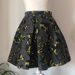 Banana Republic Pleated Lined Skirt 6 Pockets